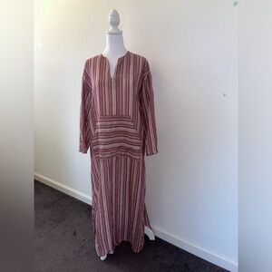 Striped Oversized Maxi Dress